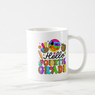 Mug Salut Groovy Élèves de Quatrième Année Léopard 1er
