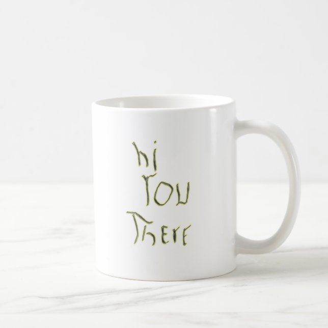 Mug Salut vous rougeoyez là dans l'obscurité (Droite)