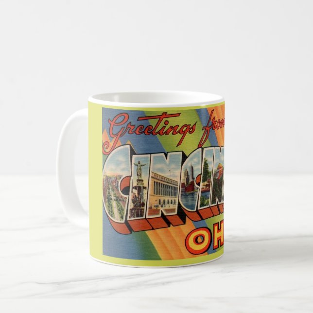 Mug Salutation Cincinnati vintage (Devant gauche)