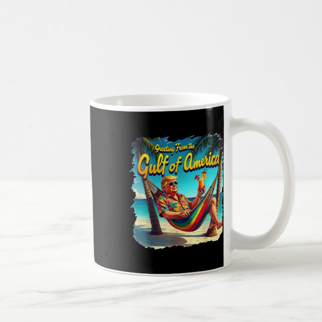 Mug Salutation Du Golfe De L'Amérique Trump Patrio (Droite)