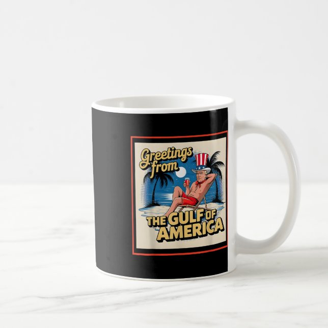 Mug Salutation Du Golfe De L'Amérique Trump Patrio (Droite)