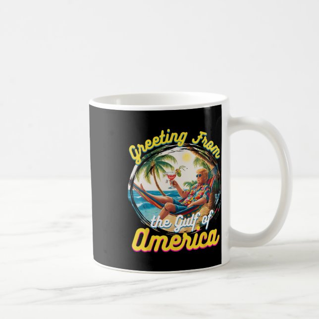 Mug Salutation du golfe des États-Unis d'Amérique Trum (Droite)