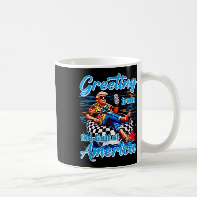 Mug Salutation Du Golfe Des États-Unis Trump (Droite)