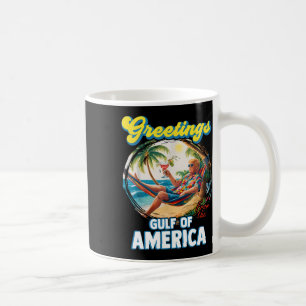 Mug Salutation Du Golfe Des États-Unis Trump