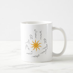 Mug salutation du soleil de yoga