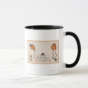 Mug Salutation HalloweenMr. & Mme Jack-O-Lantern