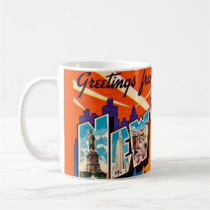 Mug Salutation Rétro de New York City