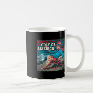 Mug Salutation Trump De La Partie Gulf Beach Of Americ
