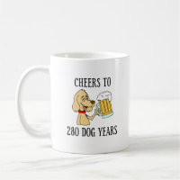 Salutations À 280 Chiens Années 40e Anniversaire