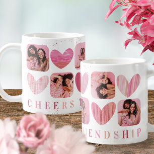 Mug Salutations À L'Amitié Coeurs & Photo Galentine