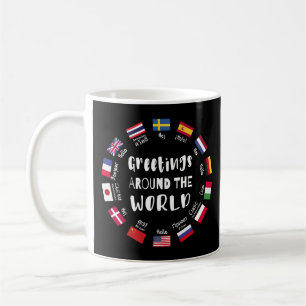 Mug Salutations autour du monde - Bonjour dans toutes