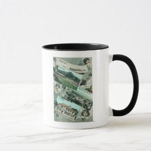 Mug Salutations de avec des vues pittoresques