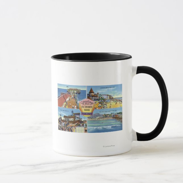 Mug Salutations de avec vues Pittoresques (Droite)