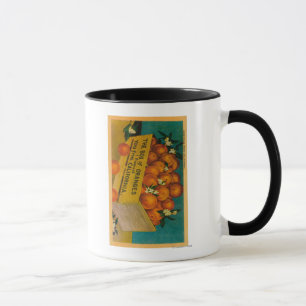 Mug Salutations de Californie, Box of OrangesState