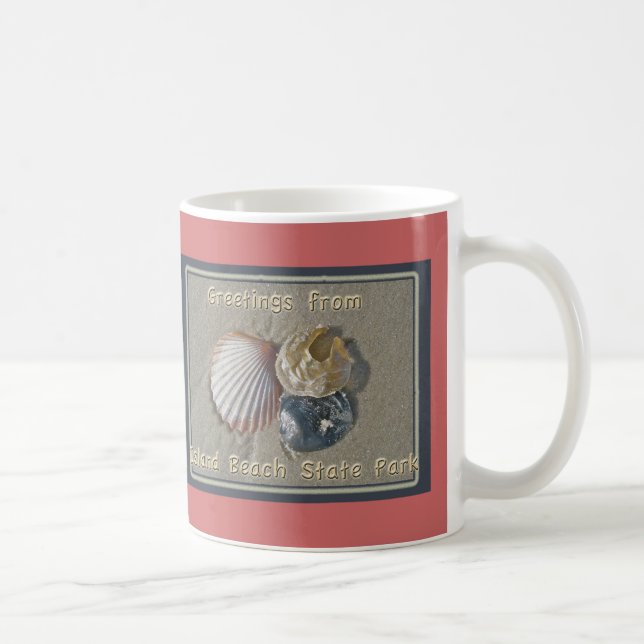 Mug Salutations de coquillages du parc de bord de la (Droite)