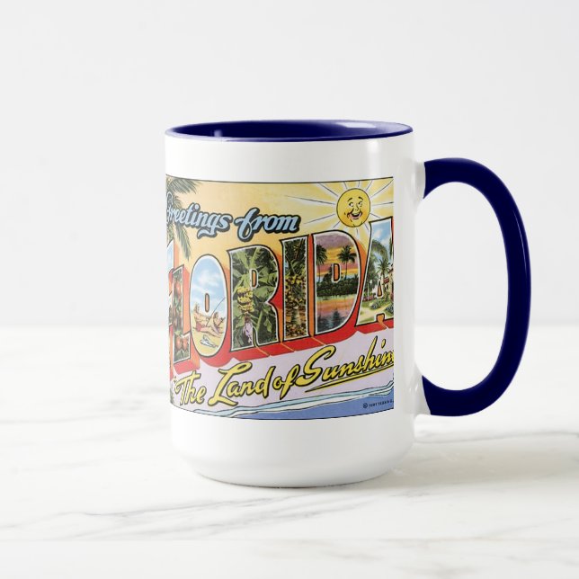Mug Salutations De Floride -Mug (Droite)