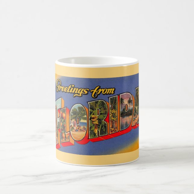 Mug Salutations de Floride vintage (Centre)
