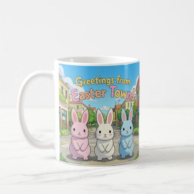 Mug Salutations de la fête de Pâques (Gauche)