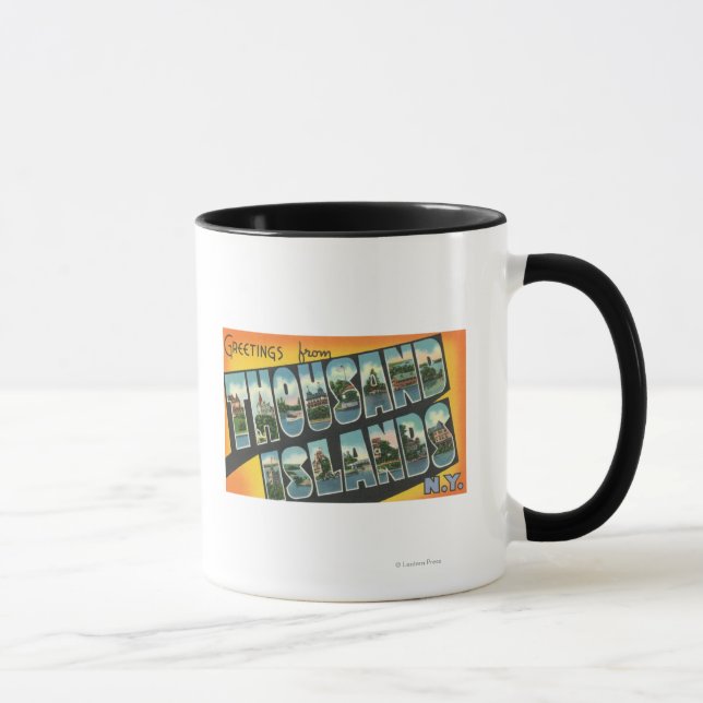 Mug Salutations de Mille Îles, New York (Droite)