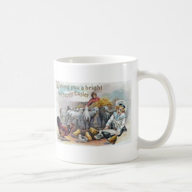 Mug Salutations de Pâques Vintage (Droite)