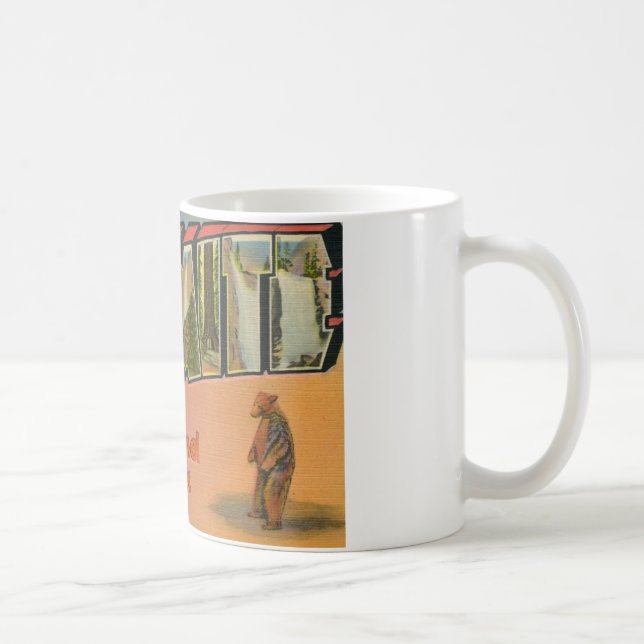 Mug Salutations de parc national de Yosemite (Droite)