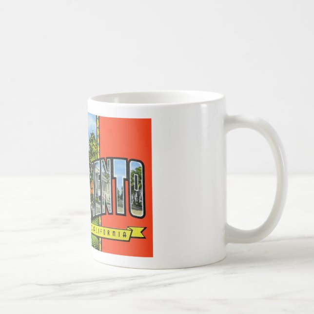 Mug Salutations de Sacramento la Californie (Droite)
