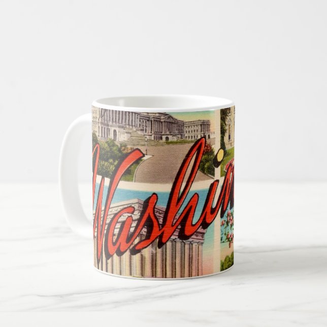 Mug Salutations de Washington DC  (Devant gauche)