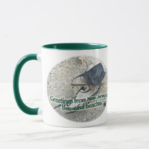 Mug Salutations des belles plages du New Jersey