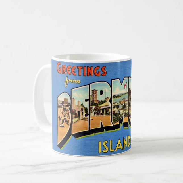 Mug Salutations des Bermudes  (Devant gauche)
