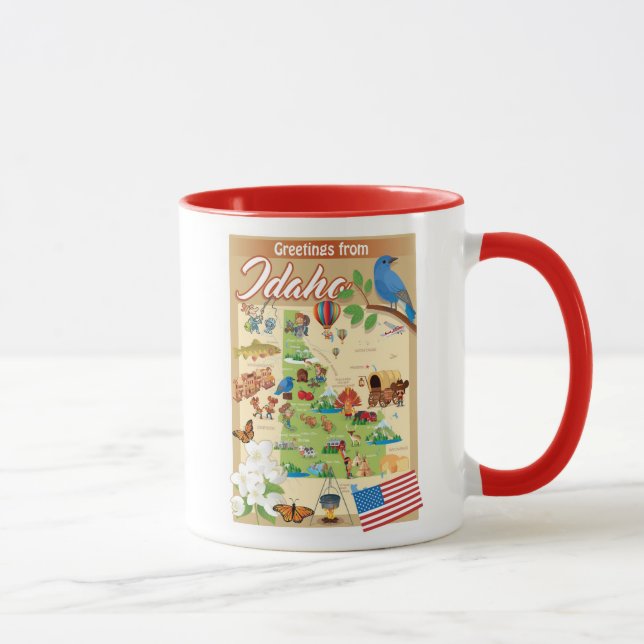 Mug Salutations d'Idaho (Droite)