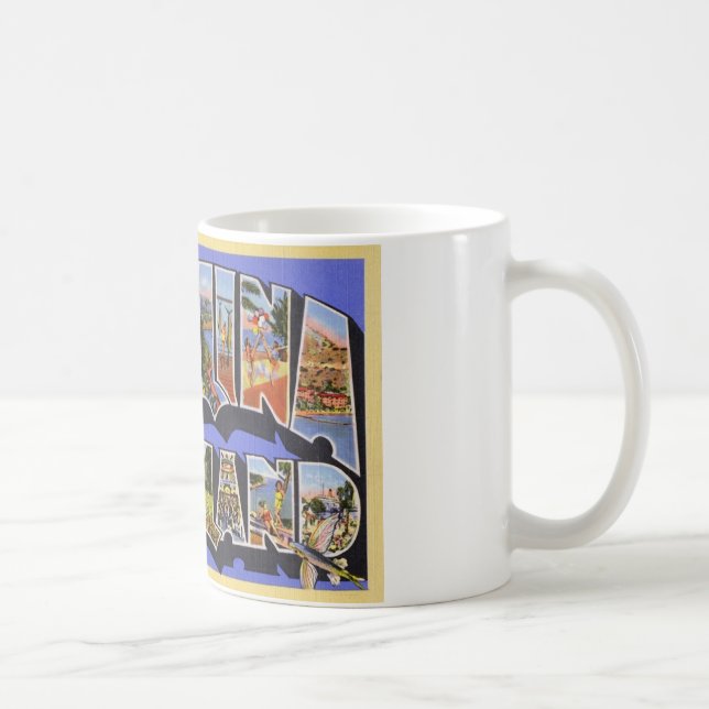 Mug Salutations d'île de Catalina (Droite)