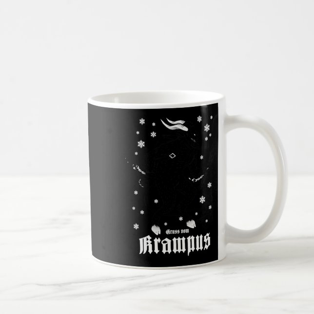Mug Salutations Du Festival de Noël Gruss Vom Krampus (Droite)