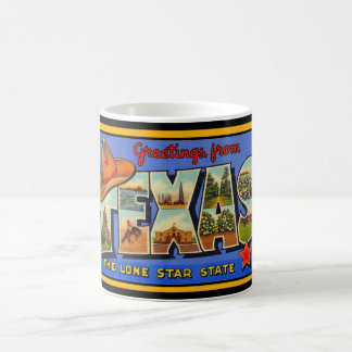 Mug Salutations du Texas le Lone Star State