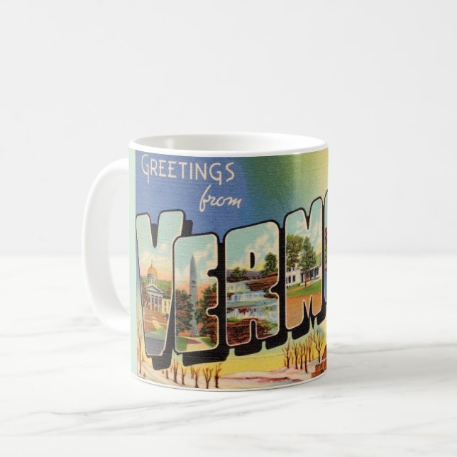 Mug Salutations du Vermont (Devant gauche)