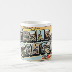 Mug Salutations Vintage voyage du Grand Canyon Arizona