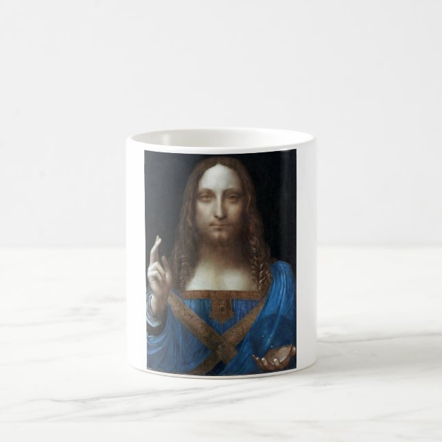 Mug Salvator Mundi, Jésus Christ, Léonard de Vinci (Centre)