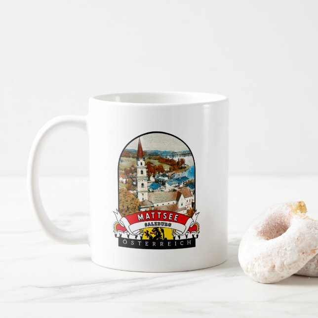Mug Salzbourg Mattsee Autriche (Avec donut)