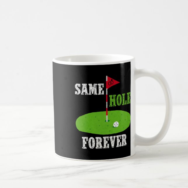 Mug Same Hole Forever Marié Enterrement de vie de garç (Droite)