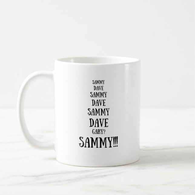 Mug Sammy contre Dave Funny Argument (Gauche)