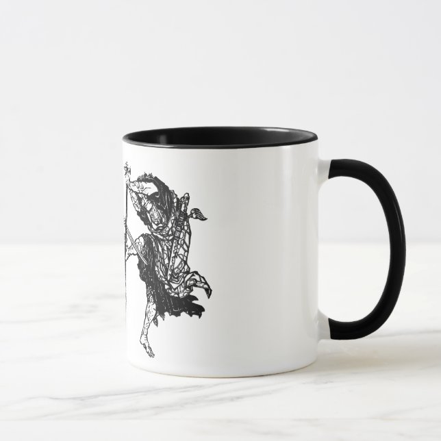Mug Samouraïs 1 de manga de Hokusai (Droite)