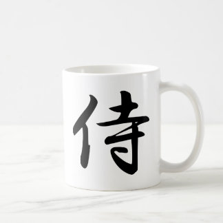 Mug Samouraïs dans le kanji japonais