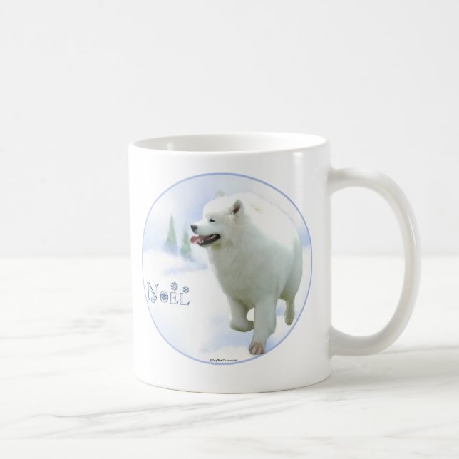 Mug Samoyed Noel (Droite)
