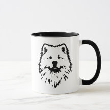 Samoyède Minimaliste Illustré Élégant & Chic