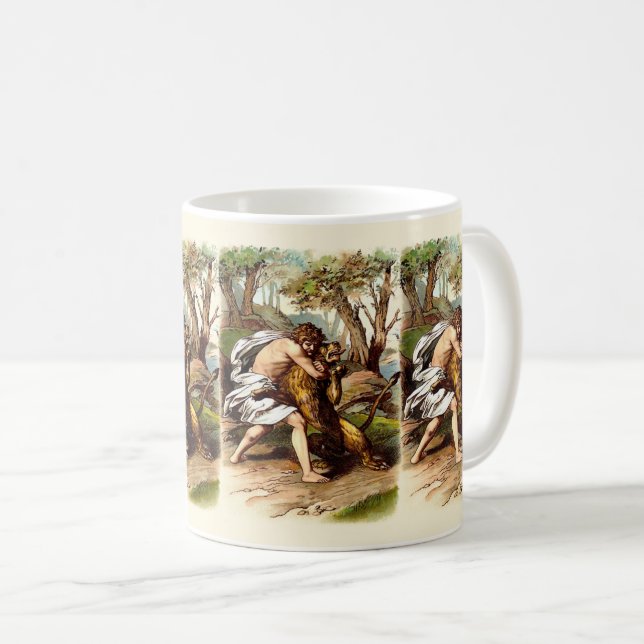 Mug Samson Et Le Lion (Devant droit)