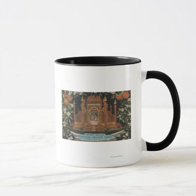 Mug San Bernardino, CA - 22e Salon National Orange (Droite)