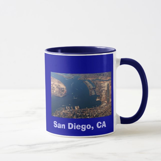 Mug San Diego, antenne de CA, San Diego, CA (Droite)