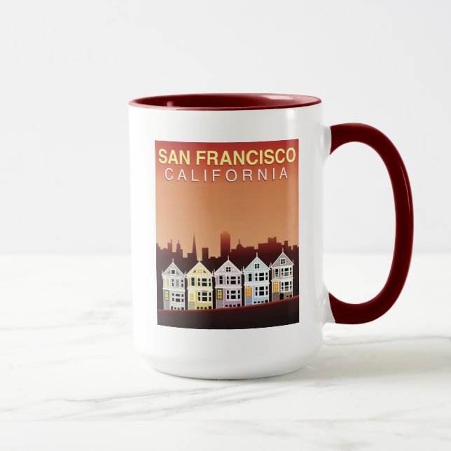 Mug San Francisco, CA | les dames peintes (Droite)
