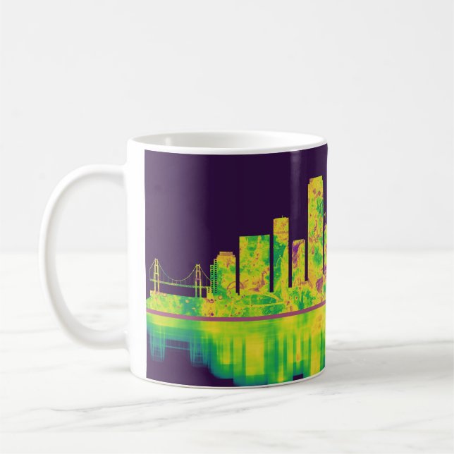Mug San Francisco California Skyline (Gauche)