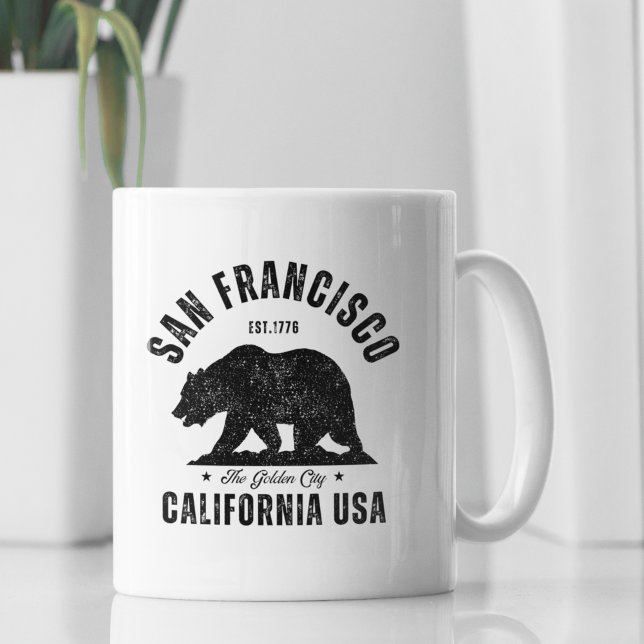 Mug San Francisco Classic Bear Design (Créateur téléchargé)