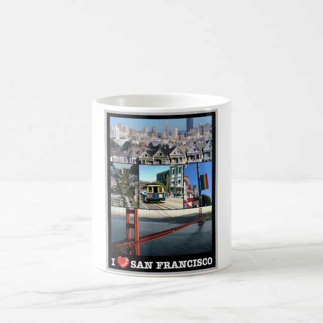 Mug San Francisco - I Love - États-Unis - (Centre)